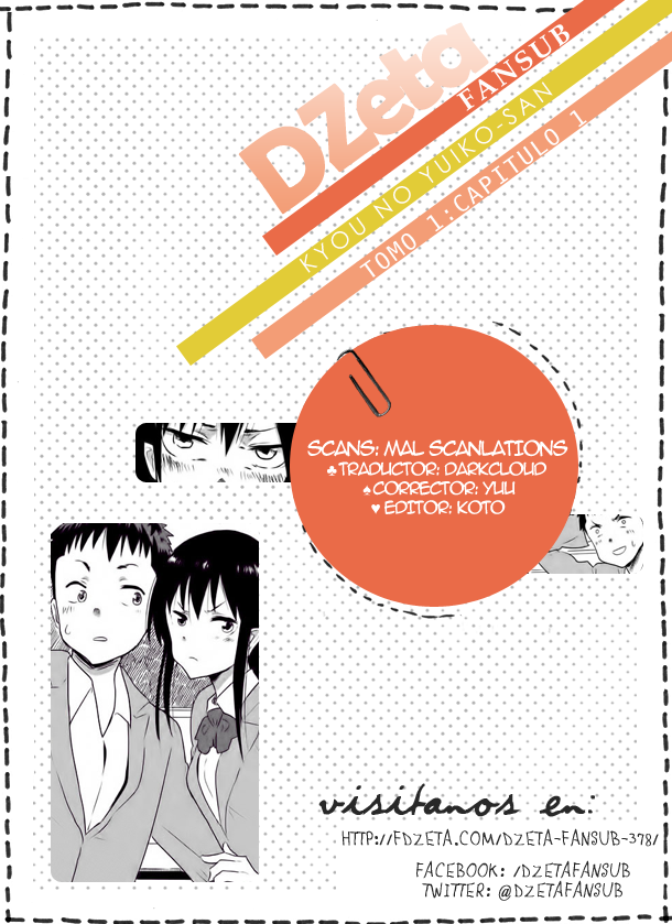 Kyou no Yuiko-san-Volume 1 Chapter 1